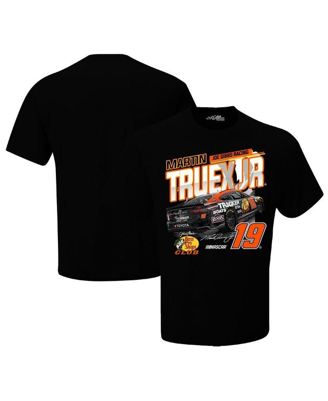 Mens Joe Gibbs Racing Team Collection Black Martin Truex Jr Speed T-shirt Product Image