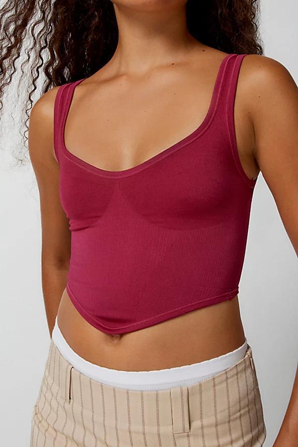 Out From Under Camilla Seamless Bustier Cropped Tank Top Womens at Urban Outfitters Product Image