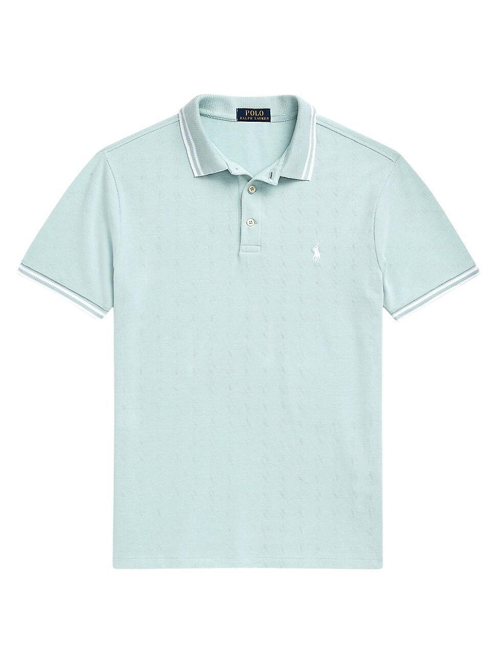 Mens Stretch Mesh Polo Shirt Product Image