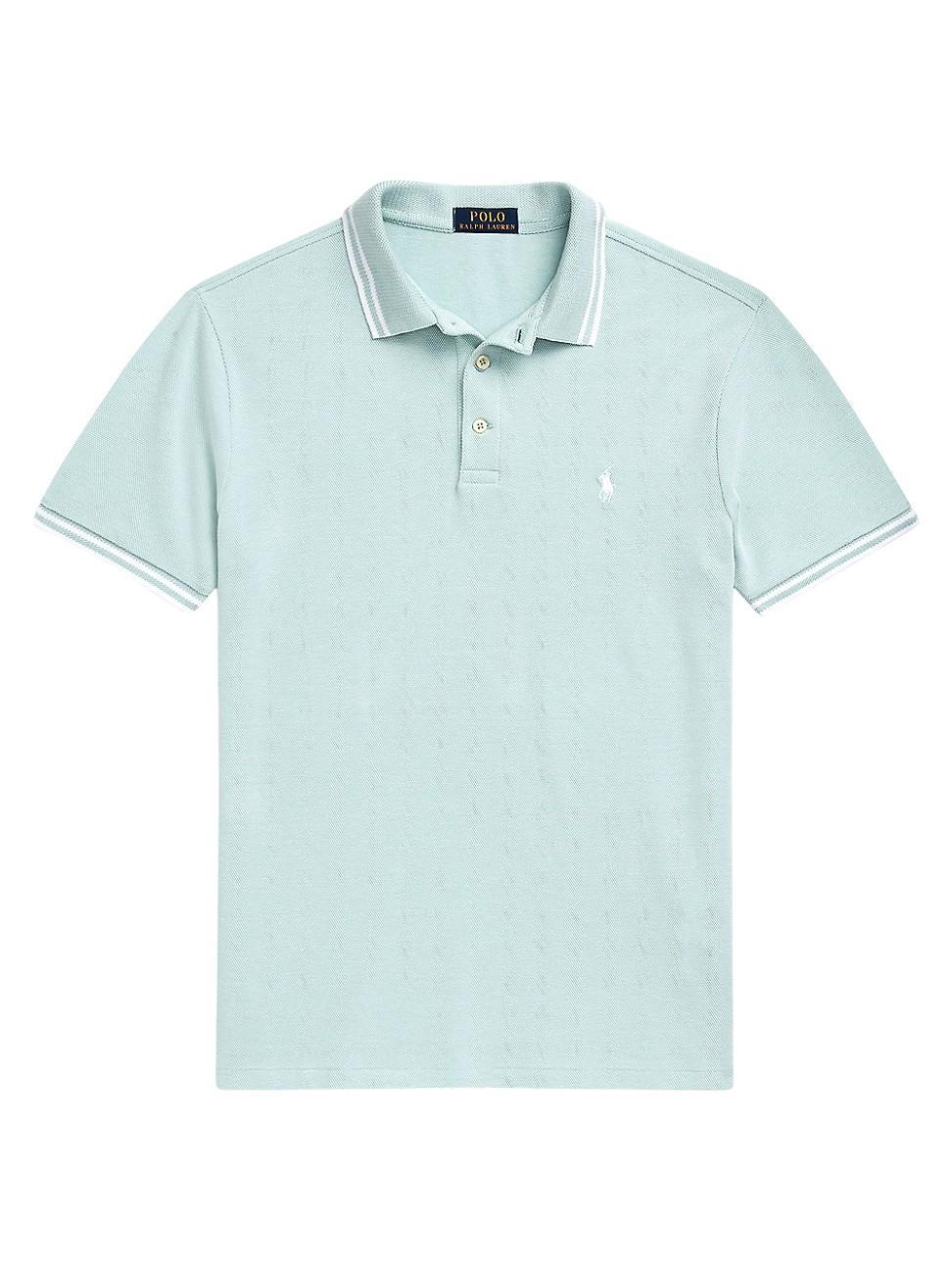 Mens Stretch Mesh Polo Shirt Product Image