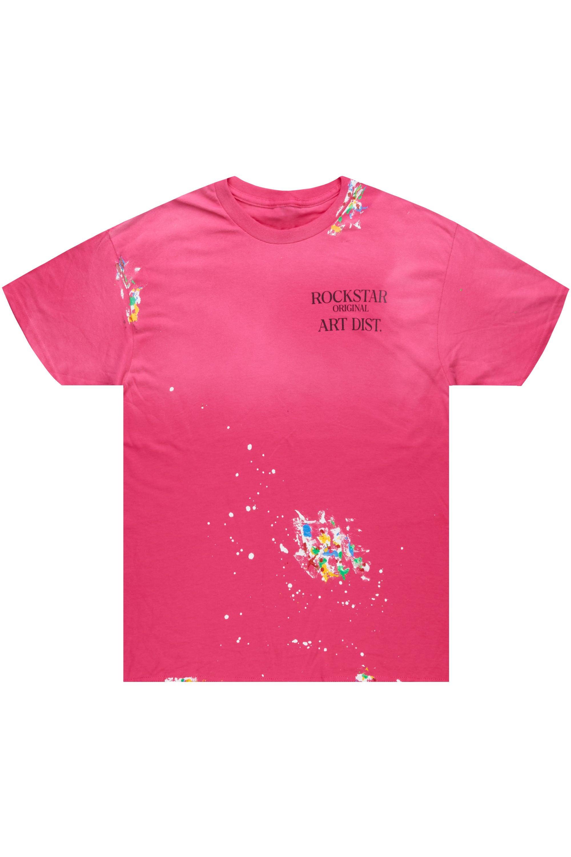 Can't Be Tamed Neon Pink Oversized Tee Female Product Image