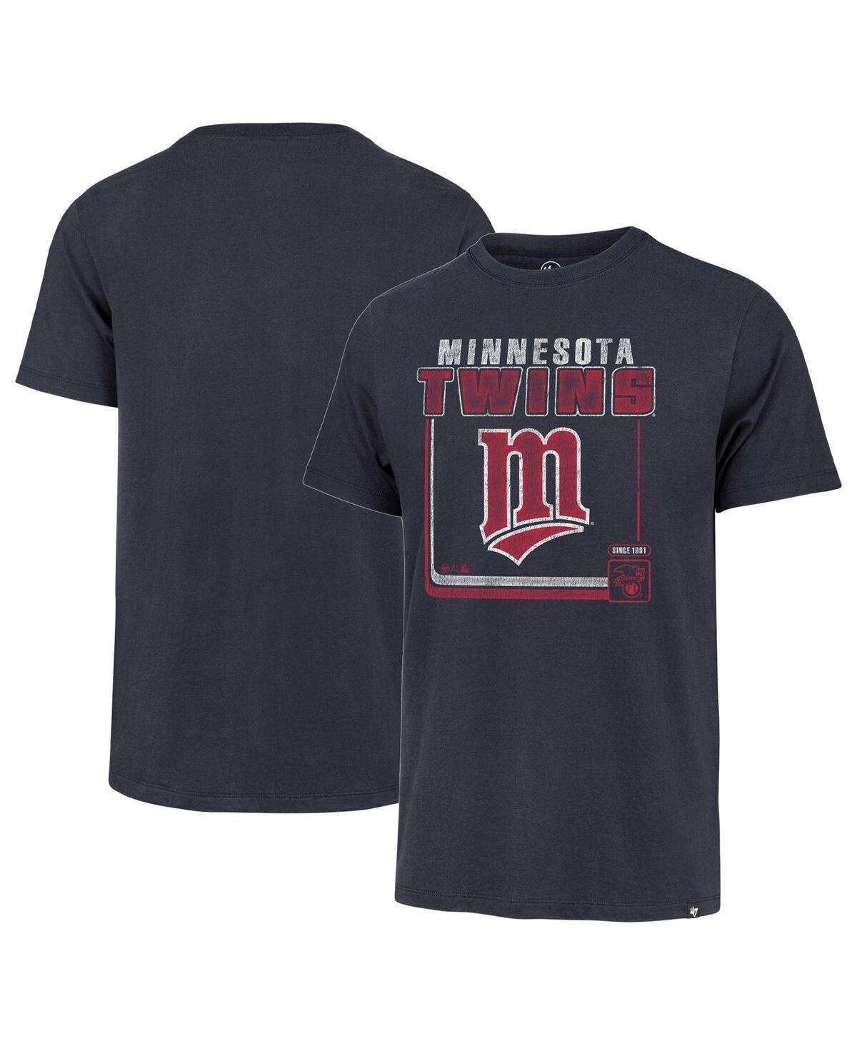 Mens 47 Brand Navy Minnesota Twins Borderline Franklin T-shirt Product Image