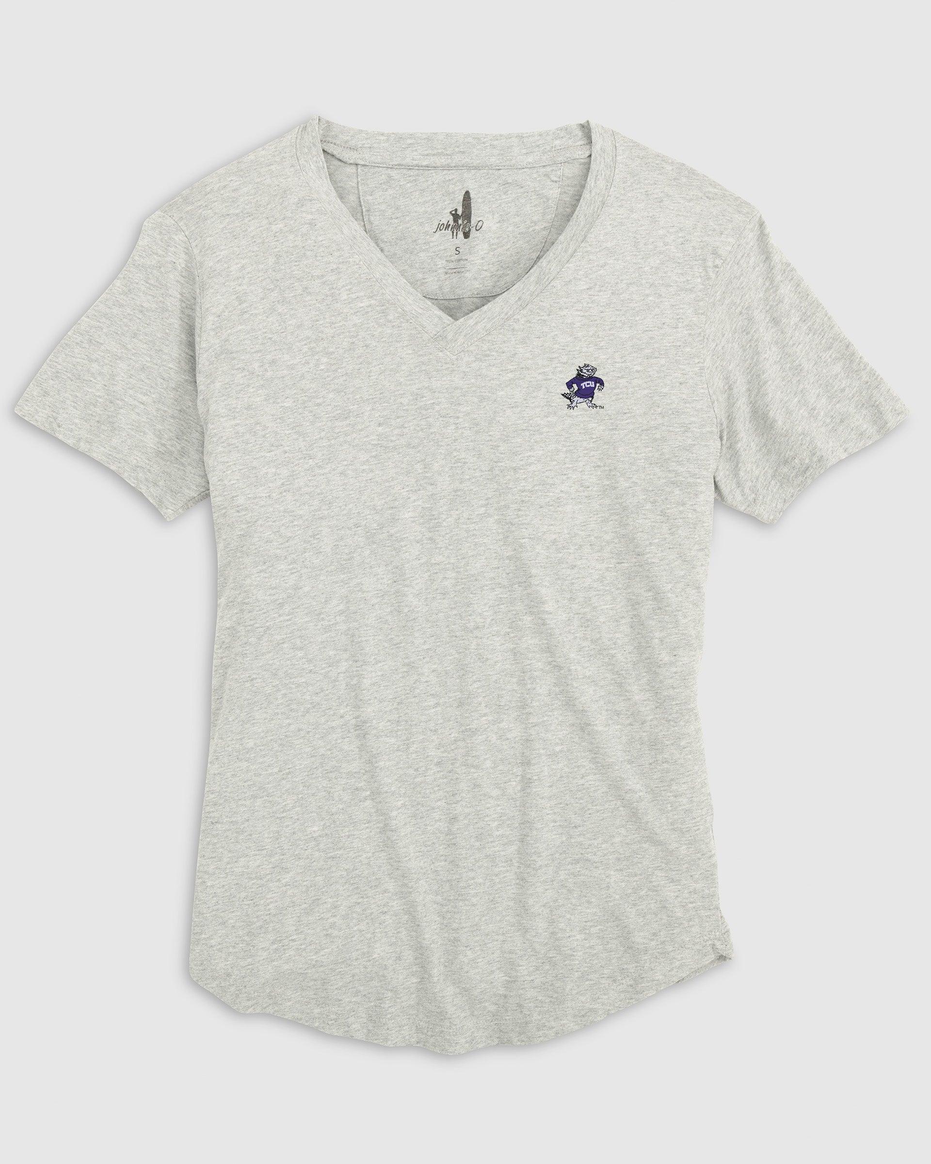 Women's Milwaukee Brewers Merediths V-Neck T-Shirt - Cooperstown Logo Female Product Image