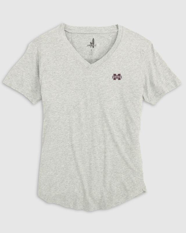 Women's Mississippi State Merediths V-Neck T-Shirt Female Product Image