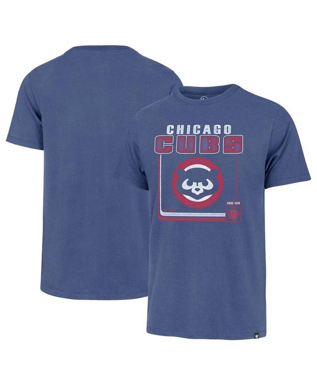 Mens 47 Brand Royal Chicago Cubs Borderline Franklin T-shirt Product Image