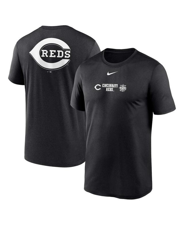 Mens Nike Black Cincinnati Reds Fashion Over Shoulder Logo Legend T-shirt Product Image