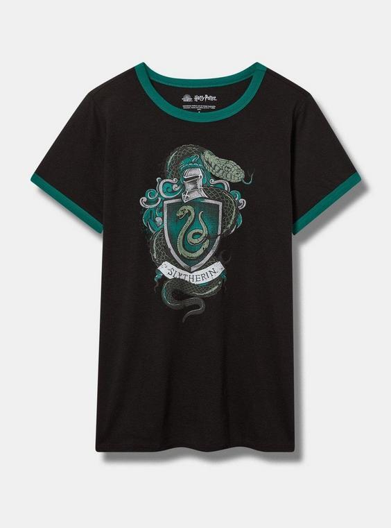 Harry Potter Slytherin Fit Ringer Tee Product Image