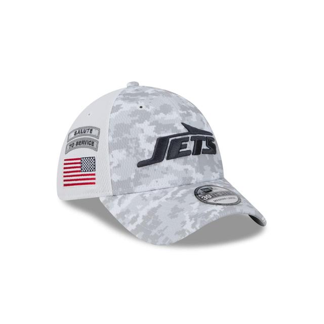 New York Jets 2024 Salute to Service 39THIRTY Stretch Fit Hat Male Product Image