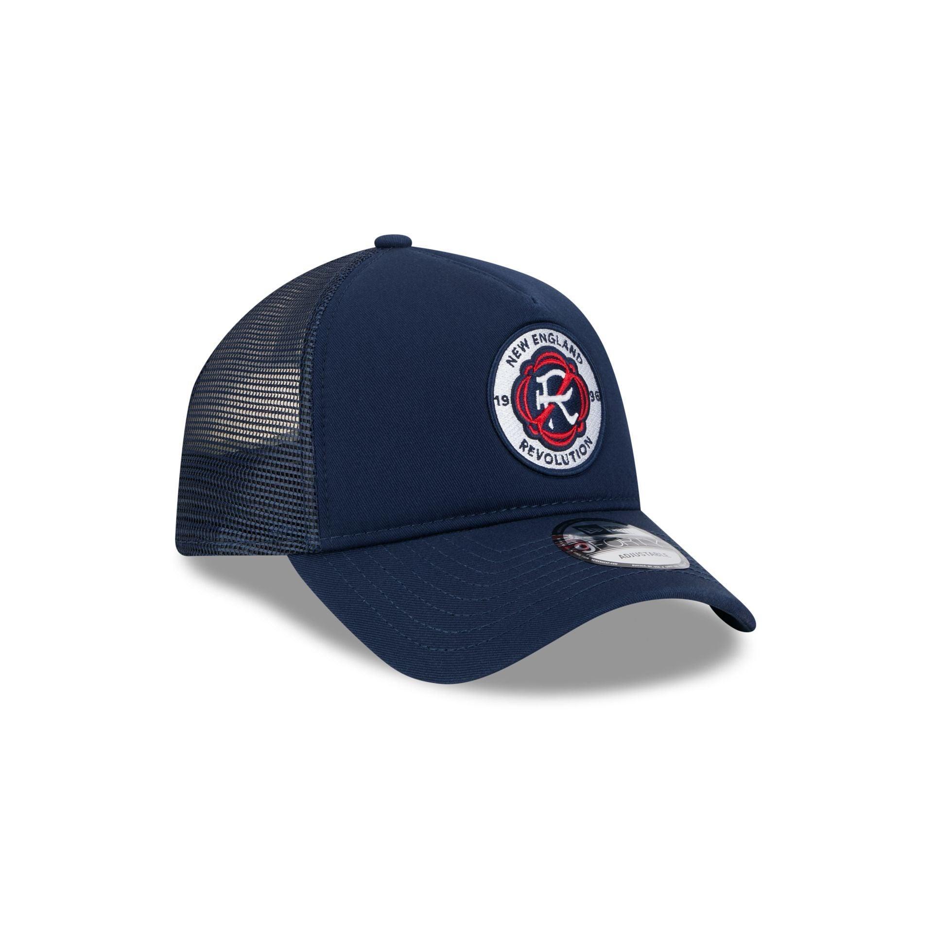 New England Revolution Team 9FORTY A-Frame Snapback Hat Male Product Image