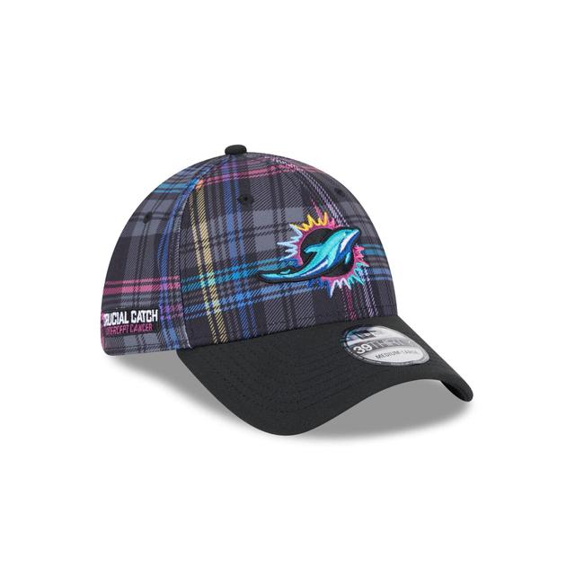 Miami Dolphins 2024 Crucial Catch 39THIRTY Stretch Fit Hat Male Product Image