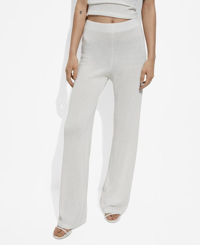 Women's Straight Knitted Pants Product Image