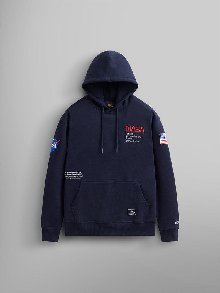 NASA WORM LOGO HOODIE (BLACK) Product Image