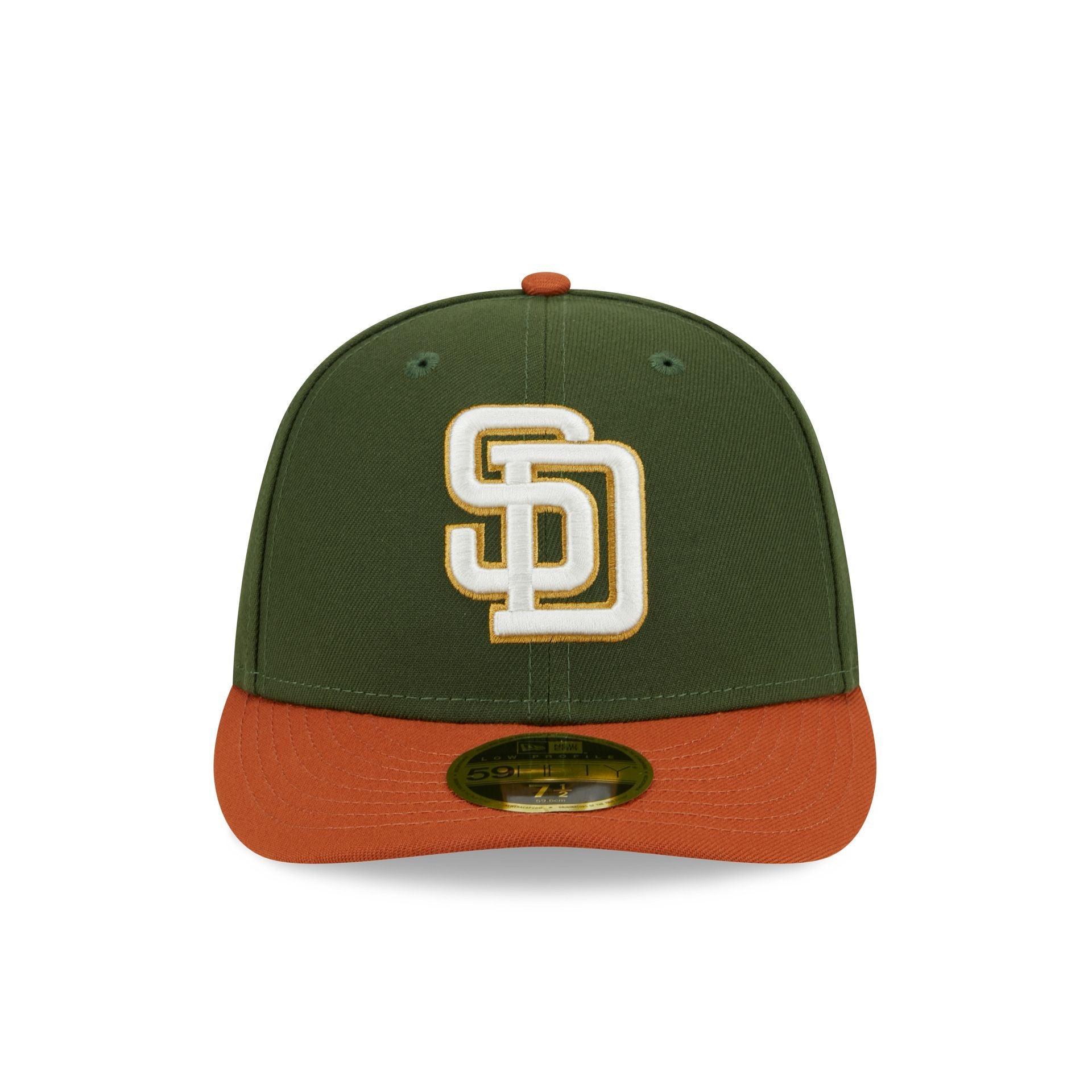 San Diego Padres Scarlet Low Profile 59FIFTY Fitted Hat Male Product Image