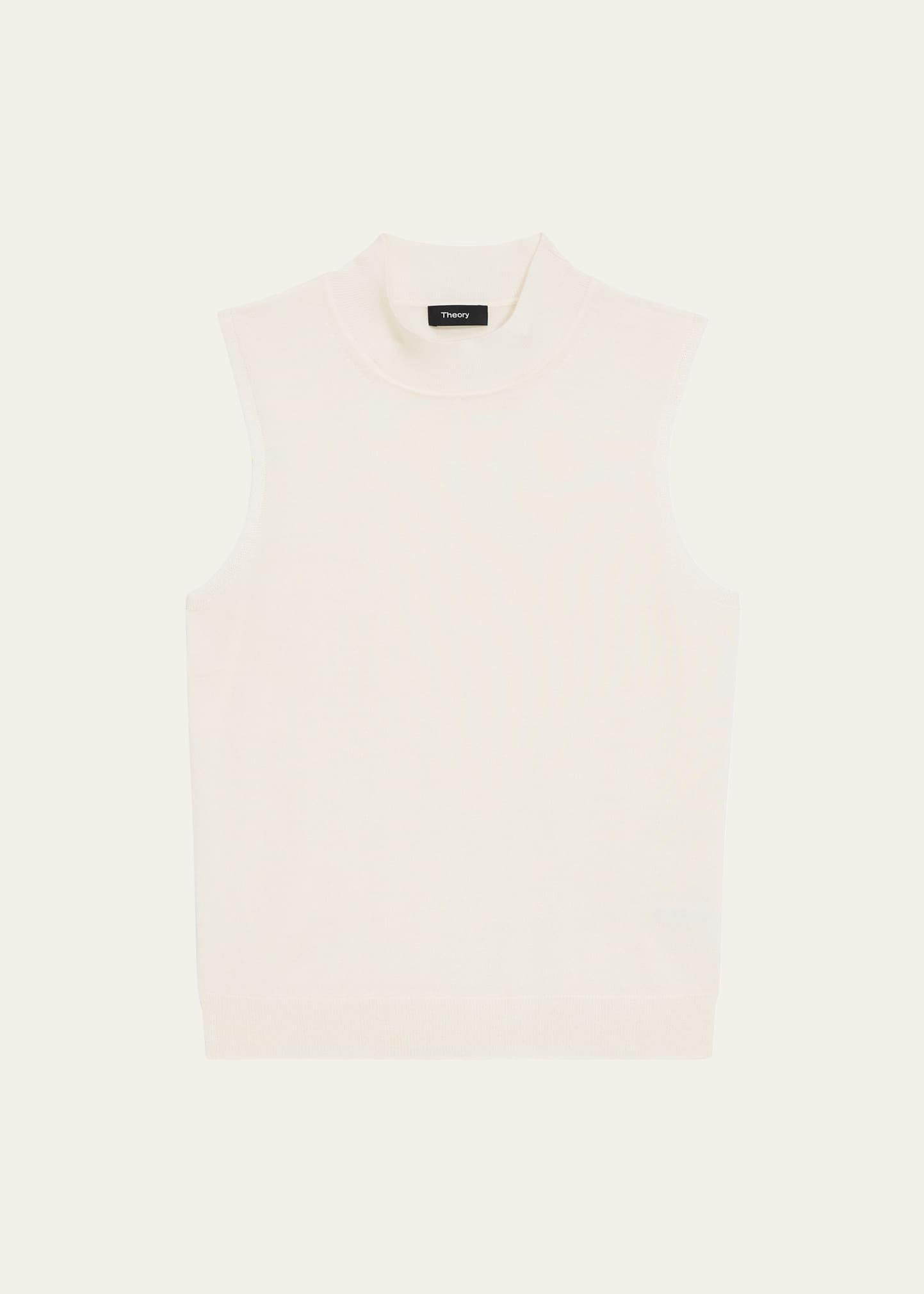 Theory Sleeveless Mock Neck Top Product Image