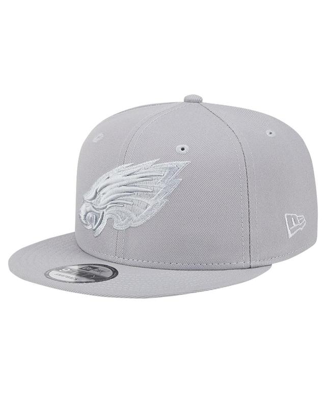 New Era Mens Gray Philadelphia Eagles Color Pack 9FIFTY Snapback Hat Product Image