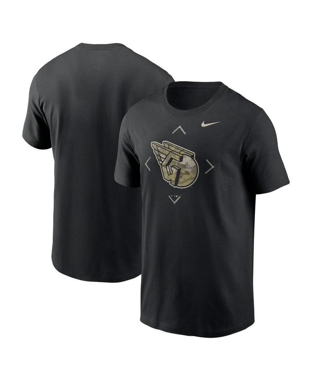 Chicago Cubs Camo Logo Nike Men's MLB T-Shirt Product Image