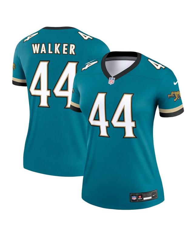 Nike Womens Travon Walker Teal Jacksonville Jaguars Prowler Throwback Legend Jersey - Teal Product Image