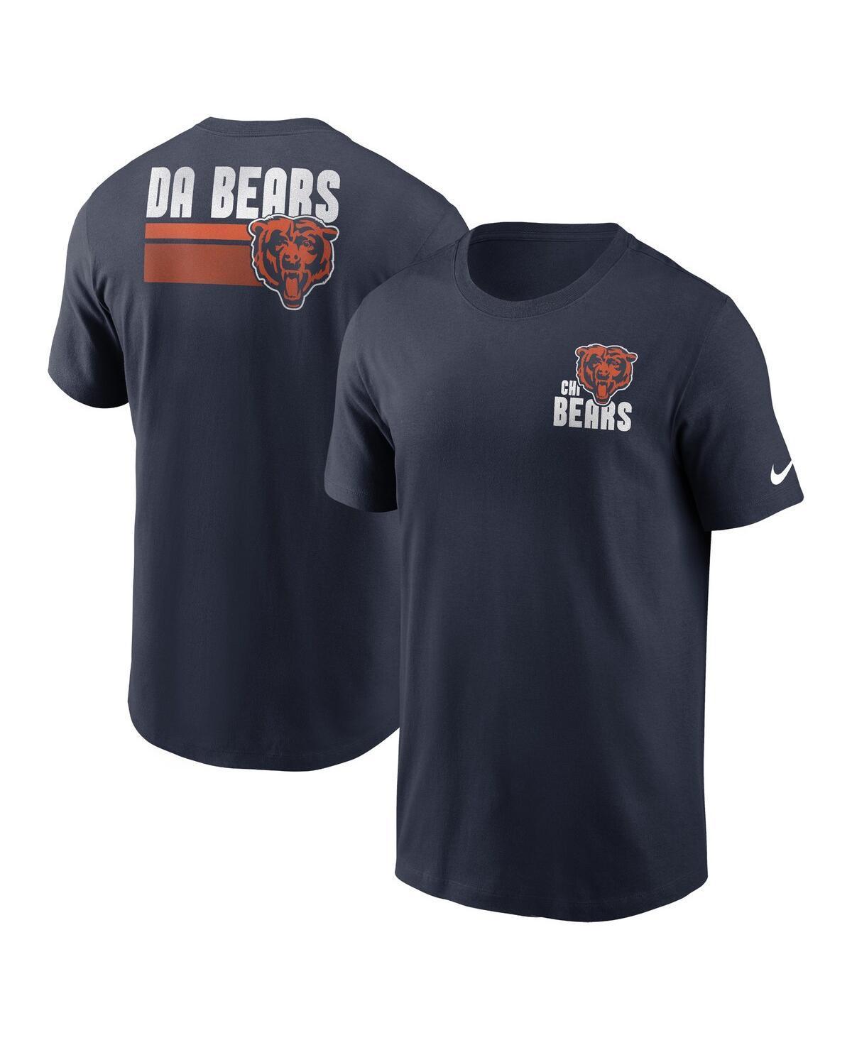 Mens Nike Navy Chicago Bears Blitz Essential T-shirt Product Image