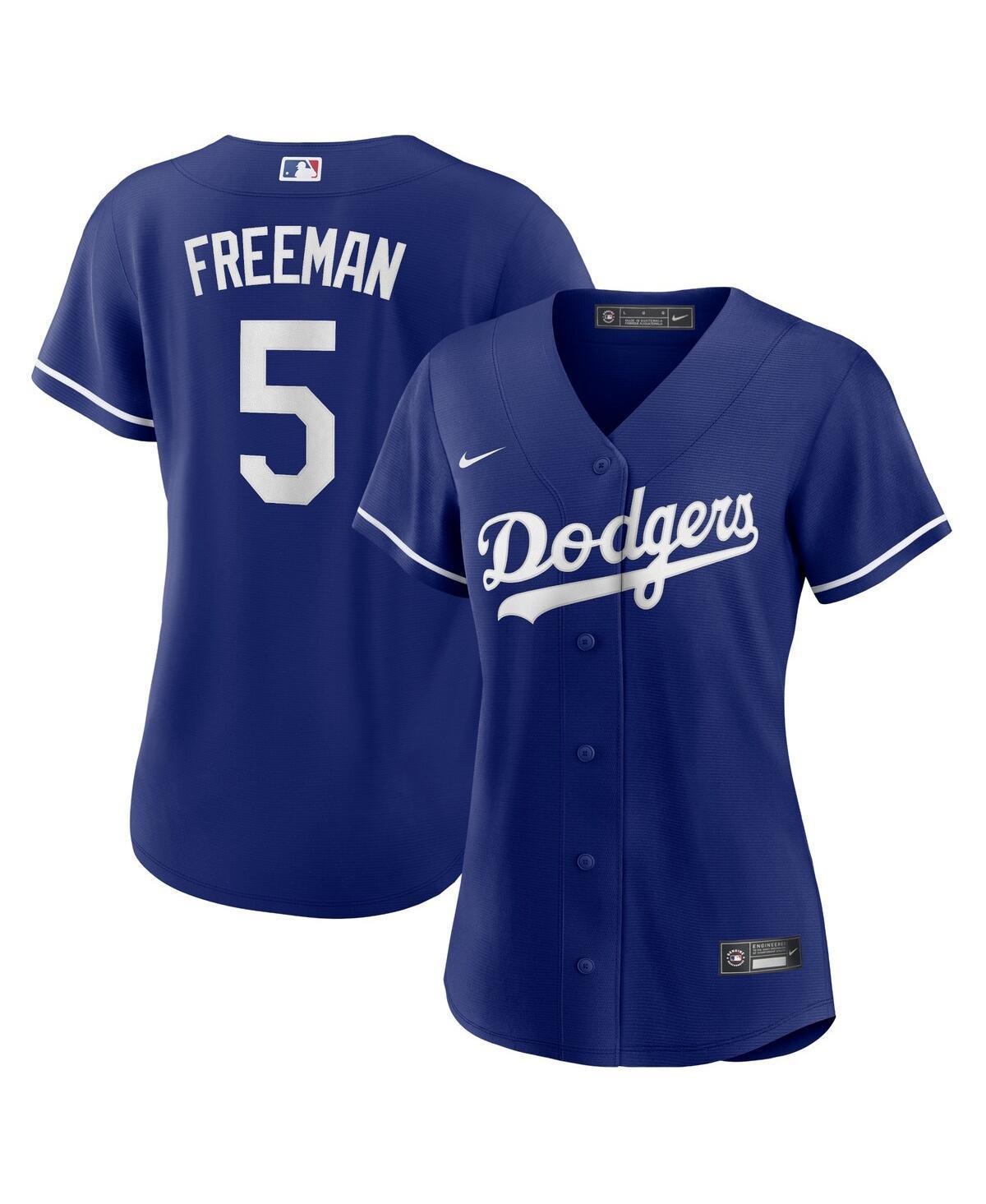 Womens Nike Freddie Freeman Royal Los Angeles Dodgers Alternate Replica Player Jersey Product Image