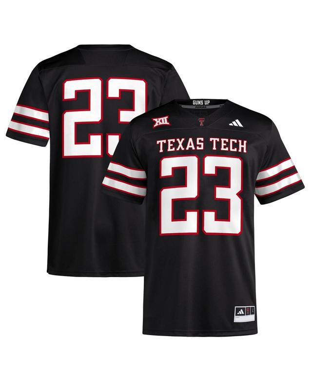 Adidas Mens 23 Texas Tech Raiders Away Premier Football Jersey - Black Product Image