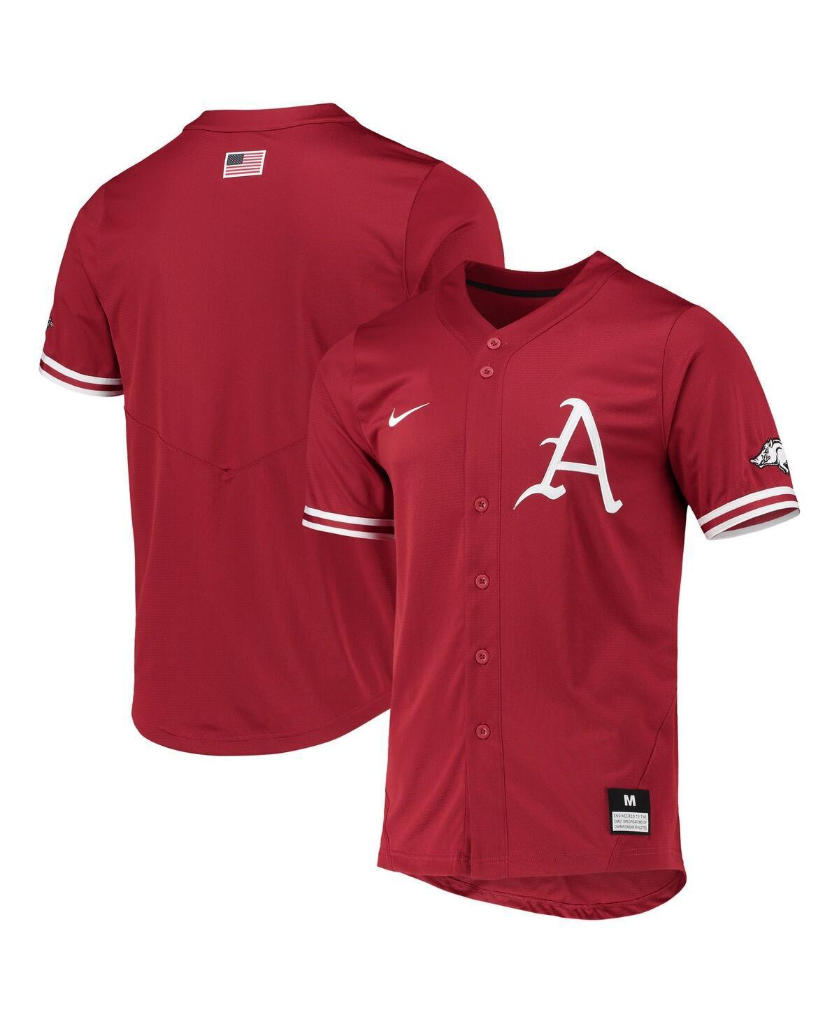 Mens Nike Cardinal Arkansas Razorbacks Replica Baseball Jersey Product Image