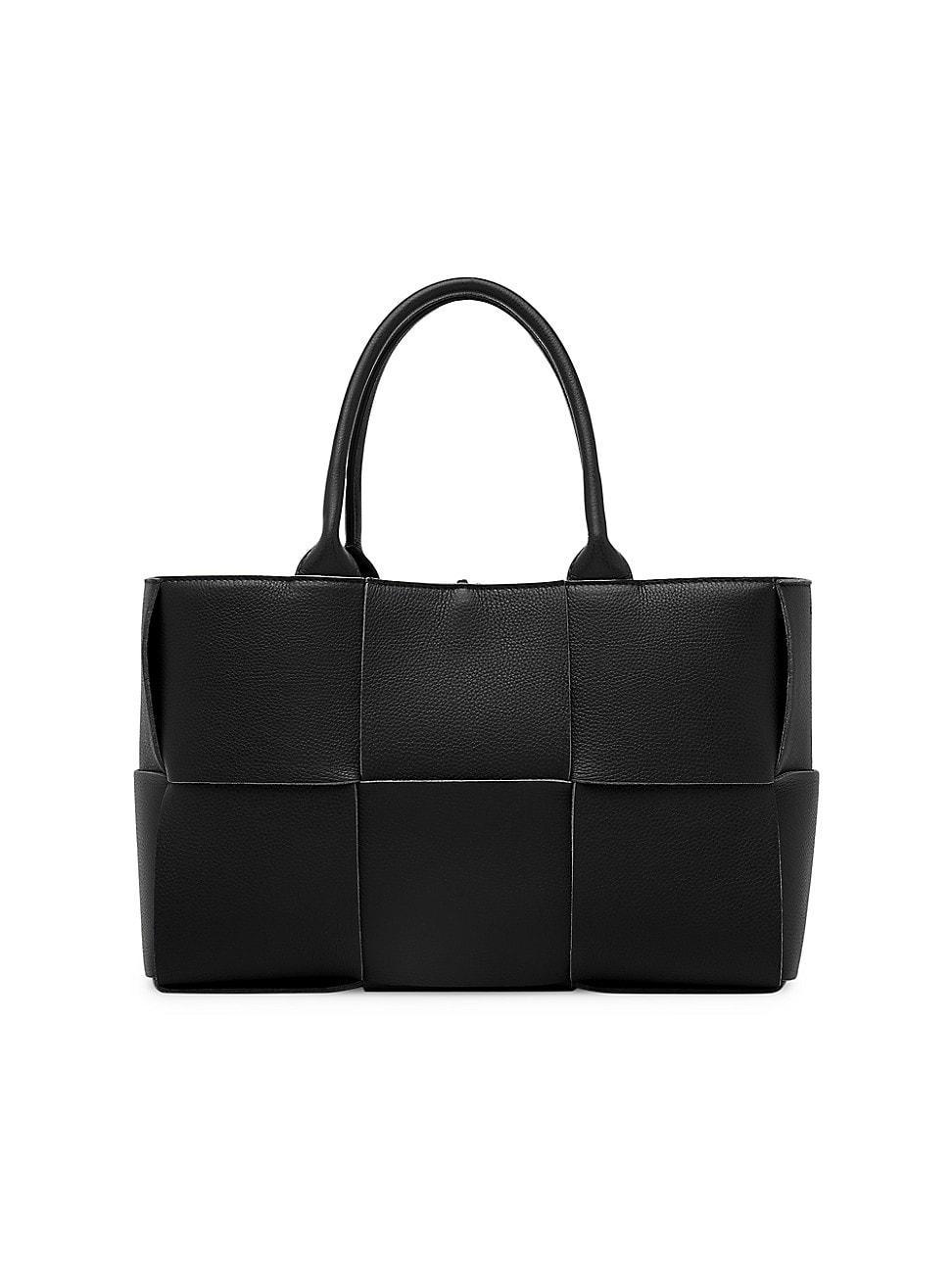 Womens Small Arco Intrecciato Leather Tote Bag Product Image