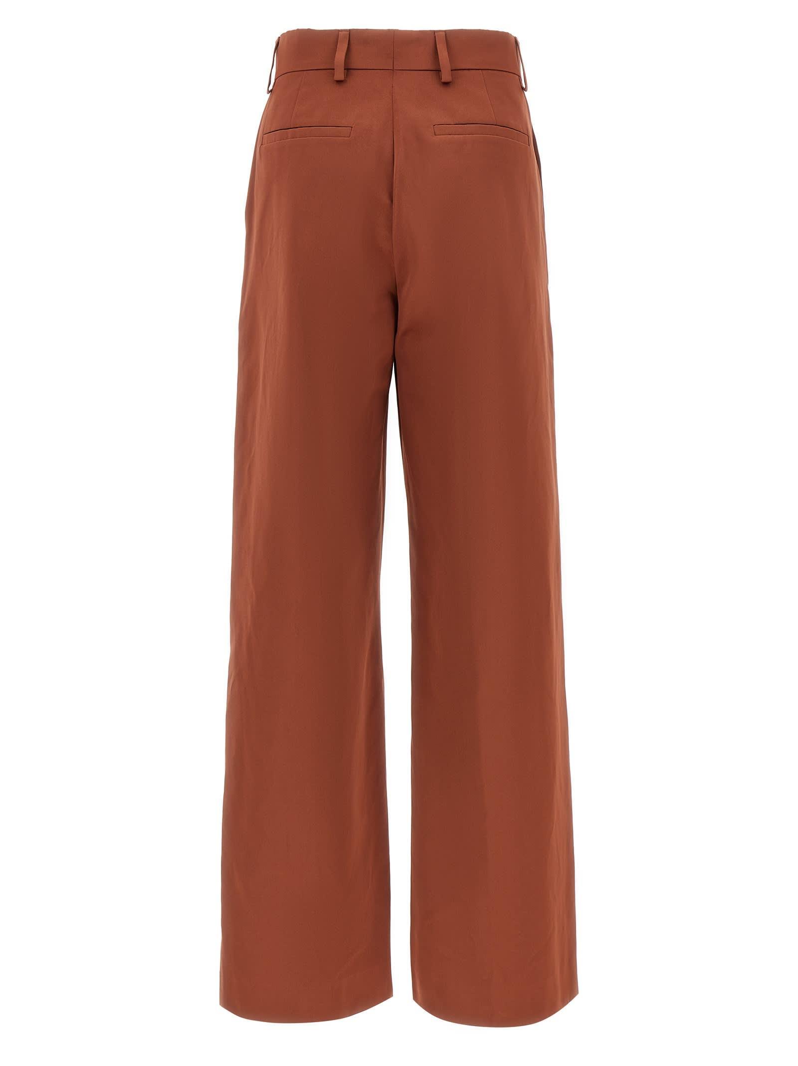 DRIES VAN NOTEN Paxy Pants In Red Product Image