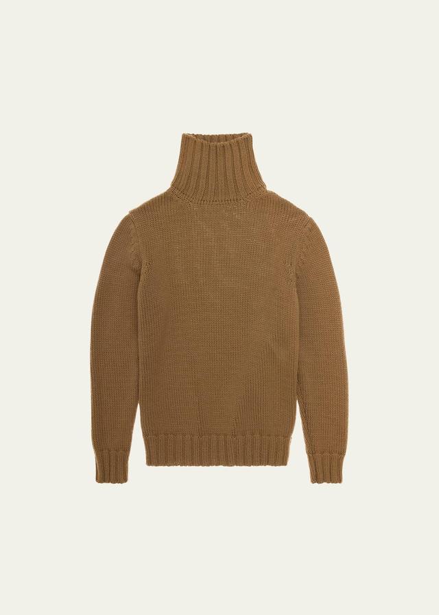 Womens Wool-Blend Turtleneck Sweater Product Image