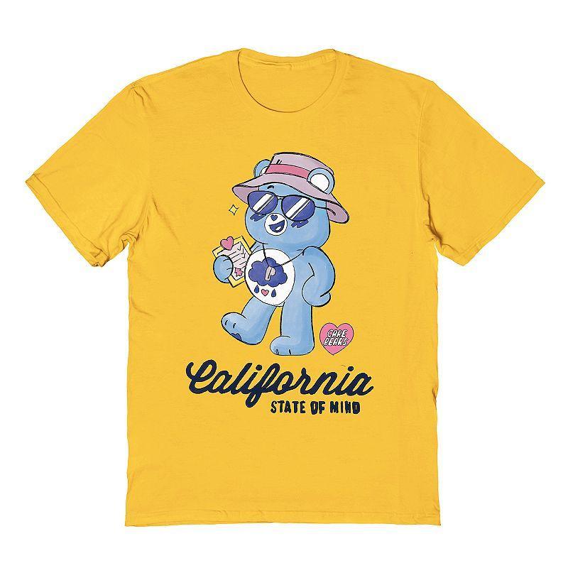 Mens Care Bear T-Shirt Gold Product Image