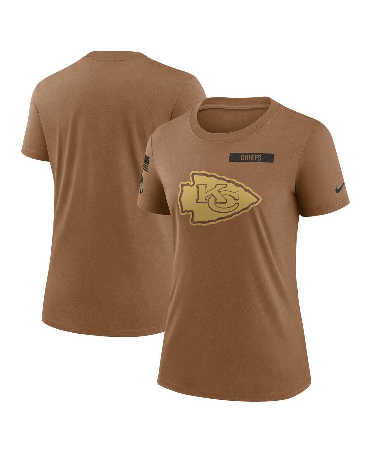 Womens Nike Brown Kansas City Chiefs 2023 Salute to Service Legend Performance T-shirt Product Image