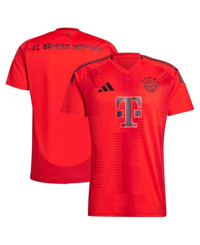 Adidas Mens Red Bayern Munich 2024/25 Home Replica Jersey - Red Product Image