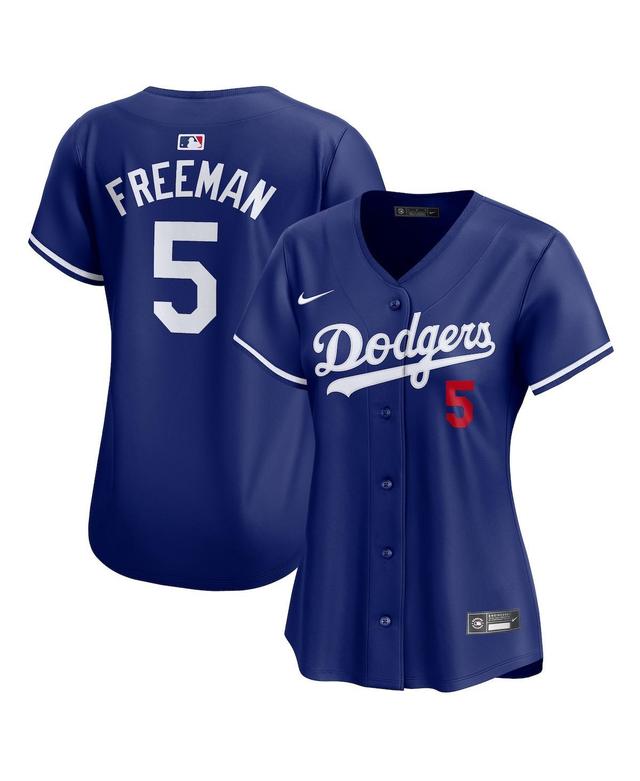 Nike Womens Freddie Freeman Royal Los Angeles Dodgers Alternate Limited Player Jersey - Royal Product Image