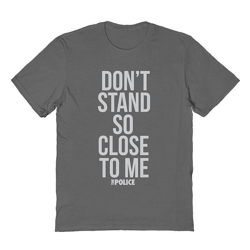 Mens The Police Tee Grey Product Image