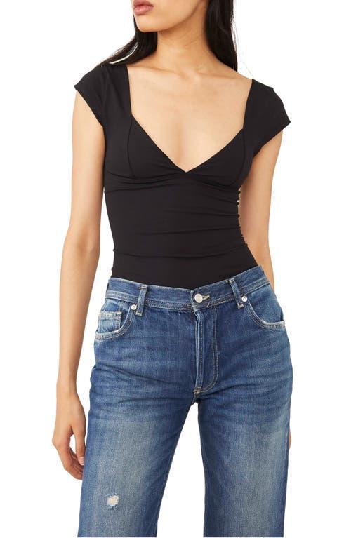 Womens Duo Cap-Sleeve Corset Top Product Image