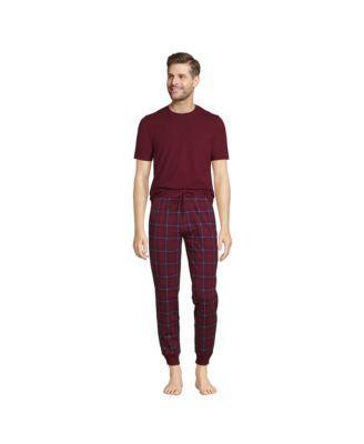 Men's Knit Jersey Pajama Sleep Set Product Image