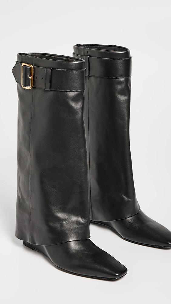 SIMKHAI Freyja Belted Fold Over Boots | Shopbop Product Image