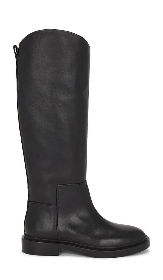 STEVE MADDEN Women's Gaige Tall Riding Boots In Black Leather Product Image