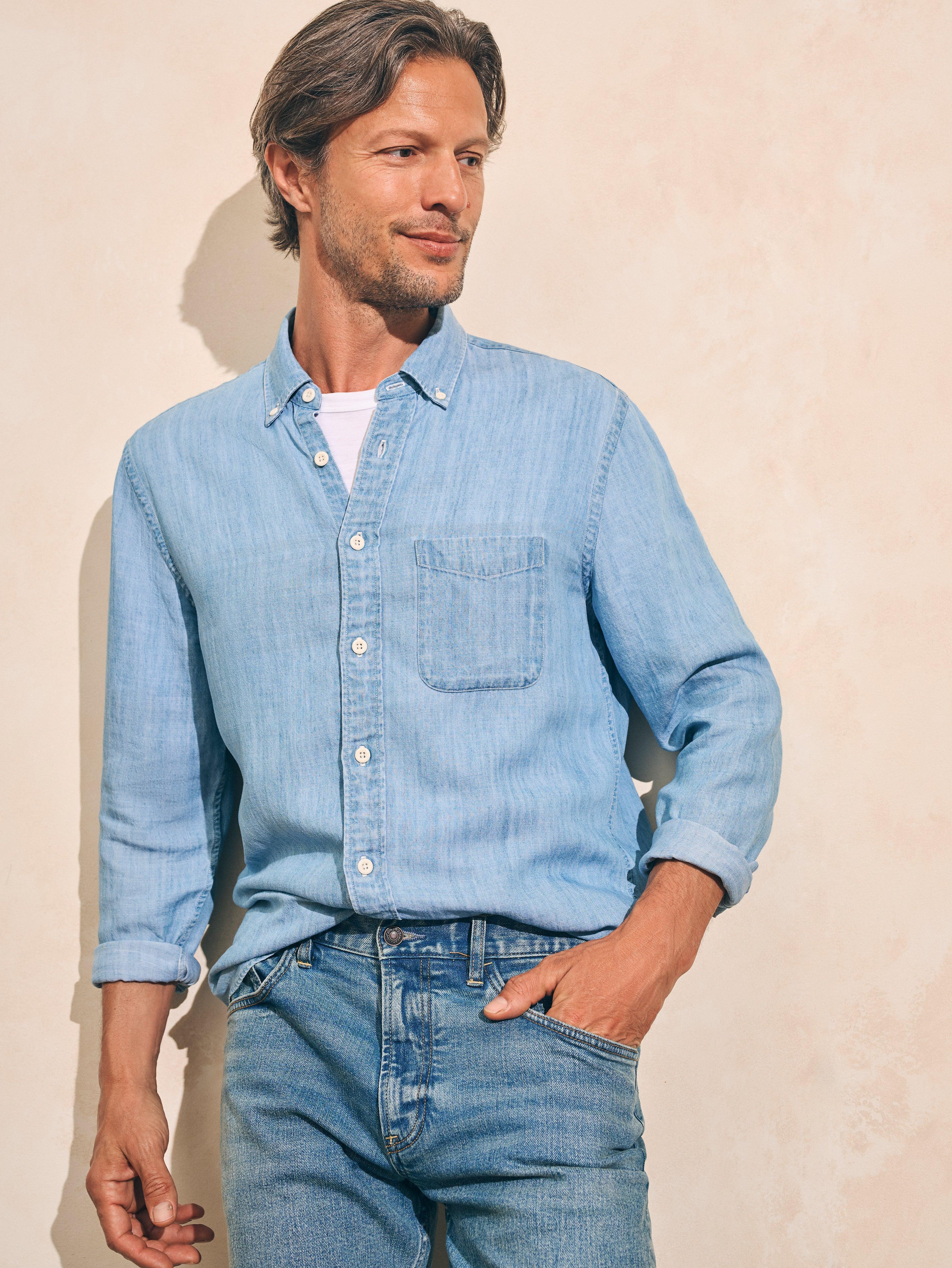 Tried & True Chambray Shirt (Tall) - Vintage Indigo Male Product Image