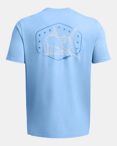 Under Armour® Men's S/S Carolina Blue Freedom Marlin T-Shirt Product Image