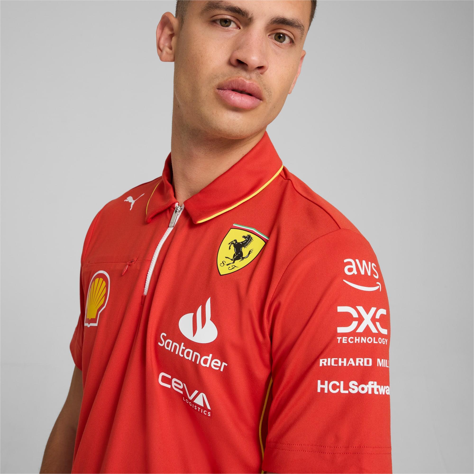 Scuderia Ferrari Team Pro Men's Polo Tee Product Image