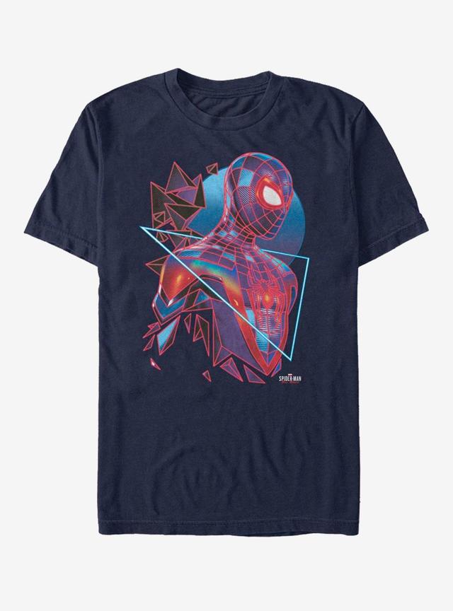 Marvel Spider-Man Eighties Style Miles Morales T-Shirt Product Image