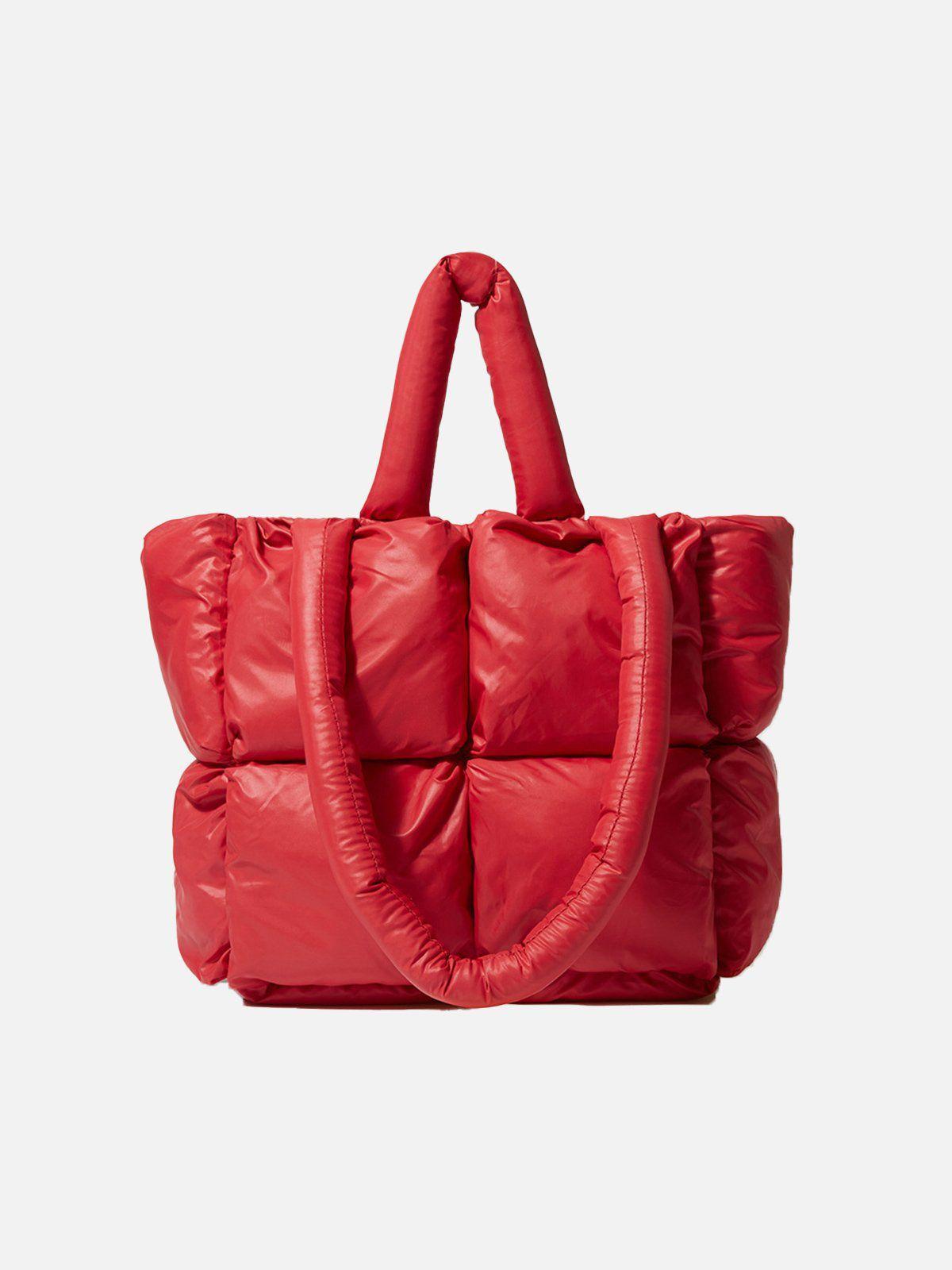 Solid Color Down-Filled Quilted Bag Female product image