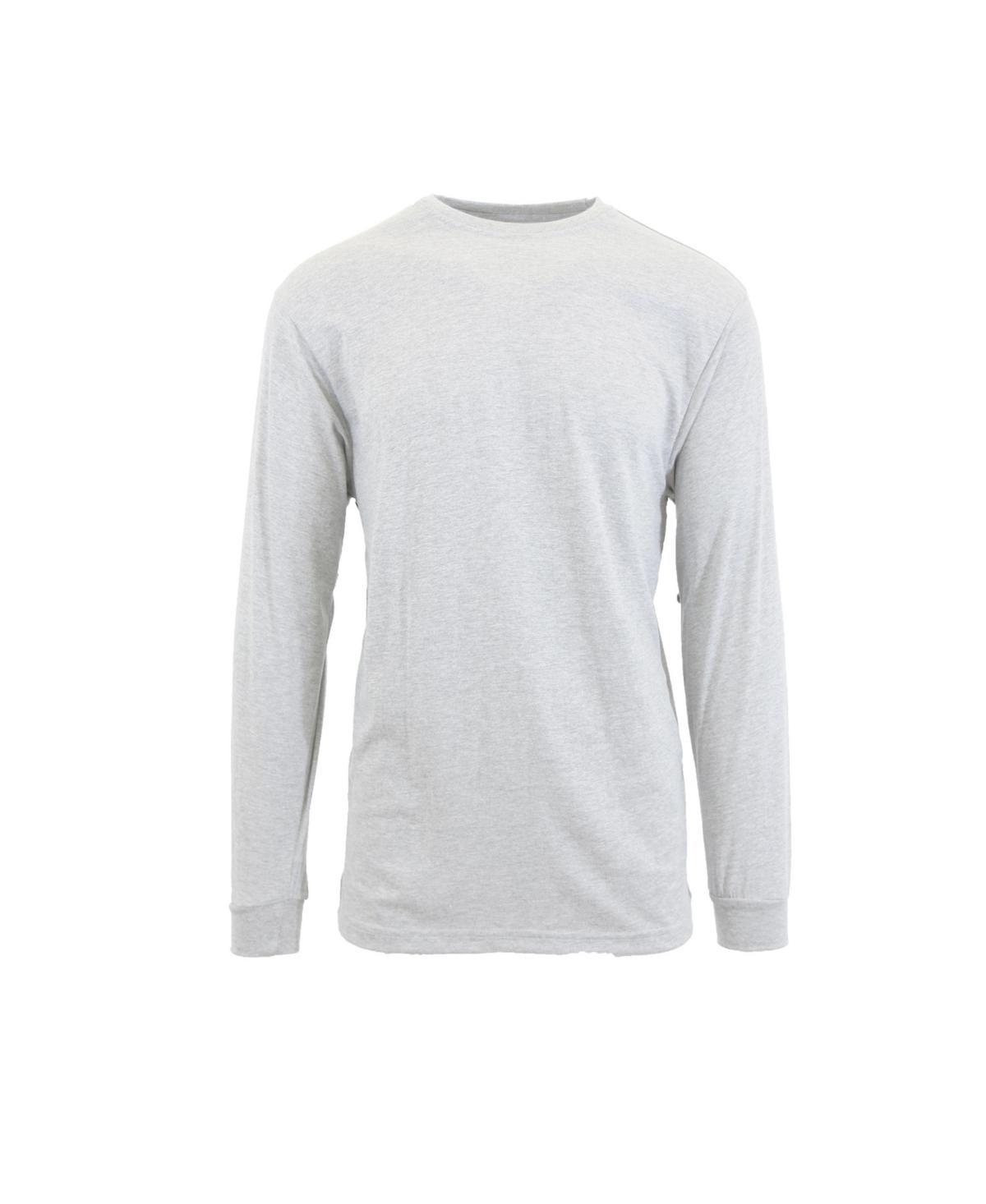 Galaxy By Harvic Mens Egyptian Cotton-Blend Long Sleeve Crew Neck Tee Product Image