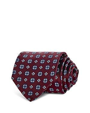 The Mens Store at Bloomingdales Mixed Floral Medallion Silk Classic Tie - 100% Exclusive Product Image