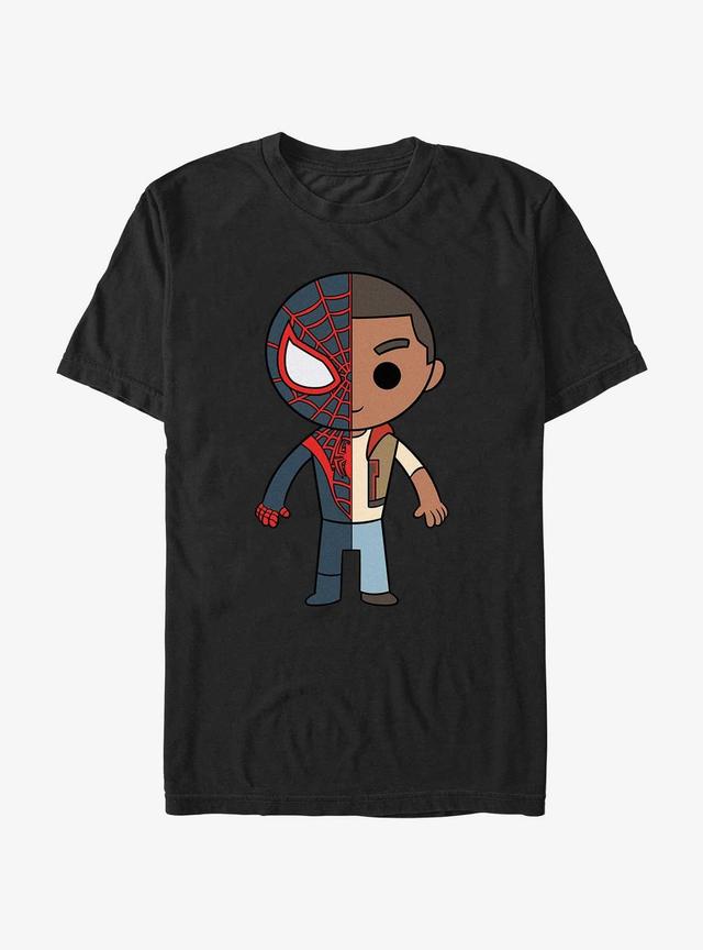 Marvel Spider-Man Miles Morales Split T-Shirt Product Image