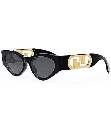 FENDI Womens OLock 54mm Cat Eye Sunglasses Product Image