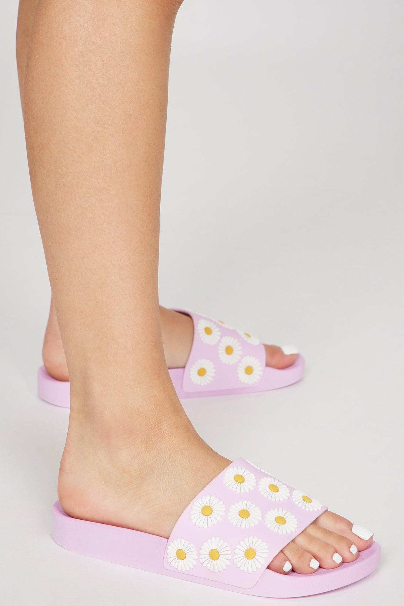 Casual Lover Slides - Lavender Product Image