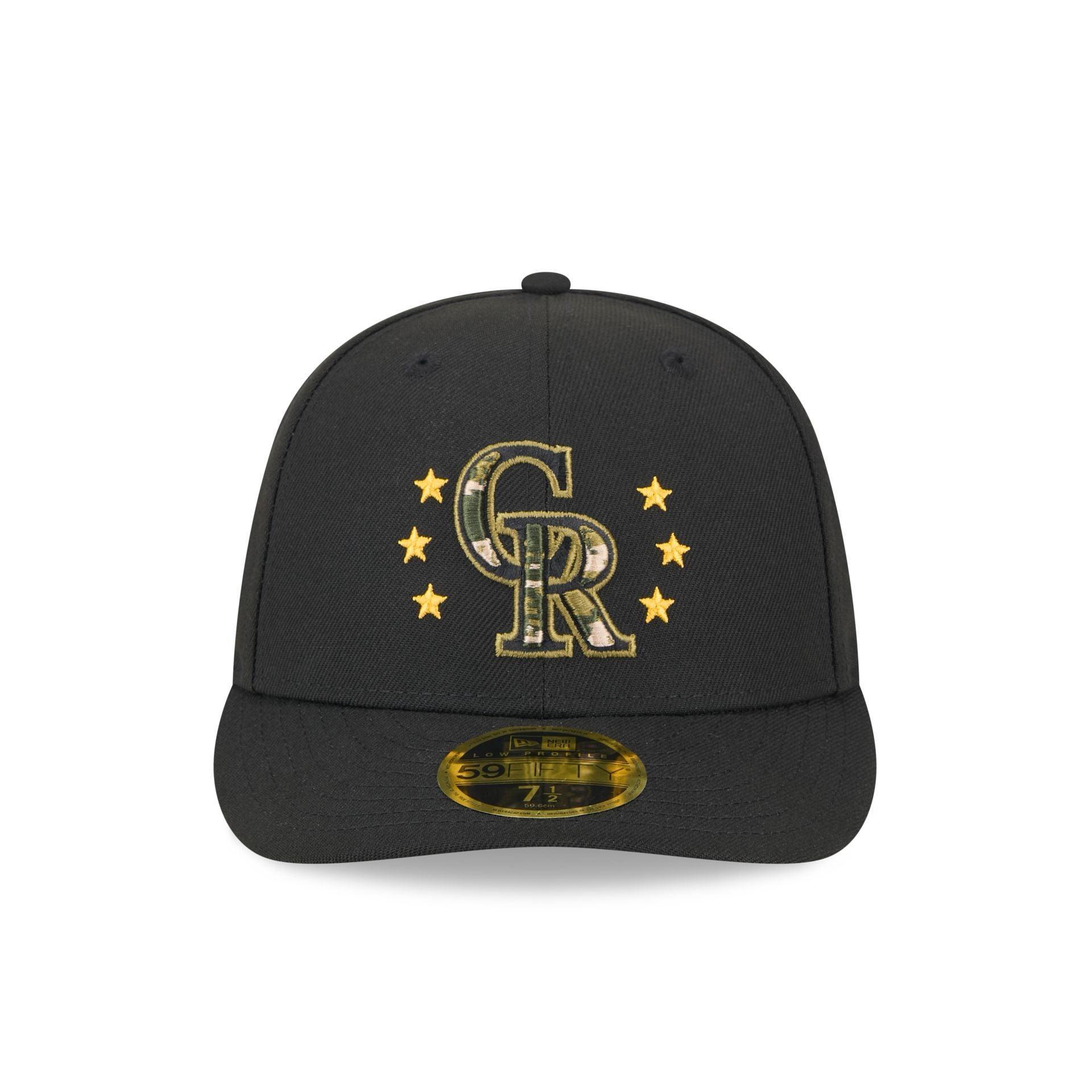 Colorado Rockies Armed Forces Day 2024 Low Profile 59FIFTY Fitted Hat Male Product Image