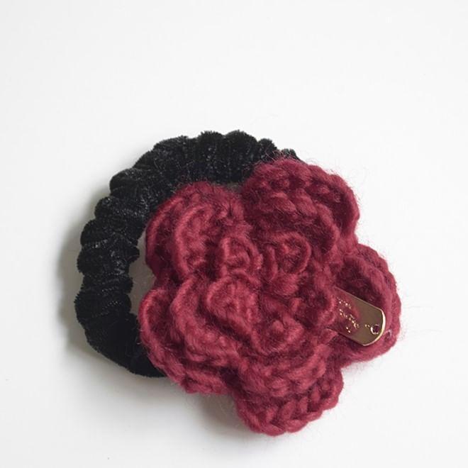 Crochet Flower Hair Tie Product Image