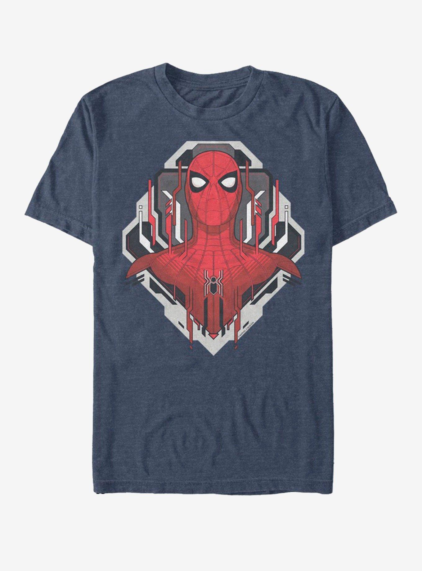 Marvel Spider-Man Far From Home Spider Tech Badge T-Shirt Product Image